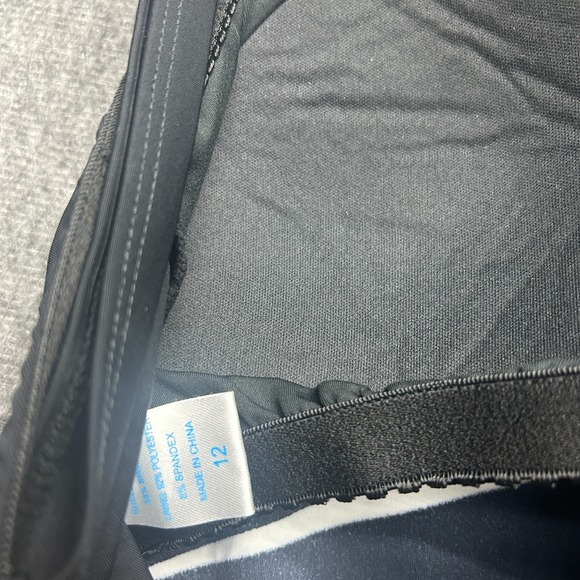 Venus Swimsuit One Piece Size 12 Black White Zebra Striped Bathing 90s - Picture 9 of 9